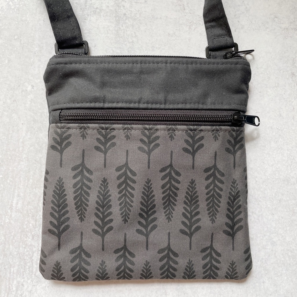 Handmade Screen Printed Crossbody Mini Bag